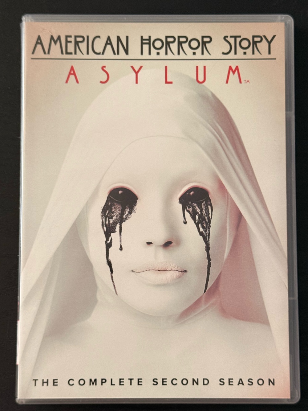American Horror Story: Asylum DVD - White & Black Cover
